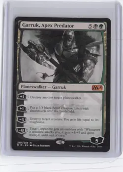 MTG Magic 2015 (M15) #210 Garruk, Apex Predator Mythic - Image 1