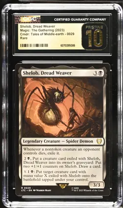 SHELOB, DREAD WEAVER Lord of the Rings Rare CGC Pristine 10 MTG - Image 1