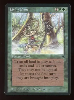 Legends Living Plane ~ Vintage MTG/Magic ~ LP Condition - Image 1