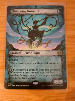 MTG Flitterwing Nuisance (Showcase) 0304 Lorwyn Eclipsed M/NM Free UK P&P - Image 1