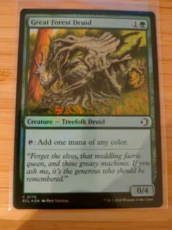 MTG Great Forest Druid (FOIL) 0178 Lorwyn Eclipsed M/NM Free UK P&P - Image 1