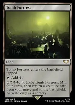 [1x] Tomb Fortress Near Mint, English Warhammer 40,000 Commander MTG Magic - Image 1