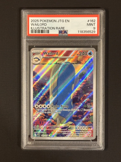 Wailord #162 - Pokemon Journey Together - PSA 9 Mint - Rare TCG Card - Image 1