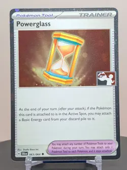 Pokemon Powerglass #063/064 English Shrouded Fable Play! Stamped Cosmos Holo - Image 1