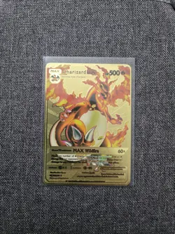 Pokemon Charizard 2020 DX 52/100 Gold Metal Max Wildfire & Venusaur Blastoise - Image 1