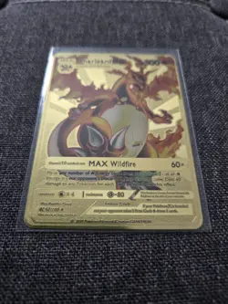Pokemon Charizard 2020 DX 52/100 Gold Metal Max Wildfire & Venusaur Blastoise - Image 4