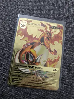 Pokemon Charizard 2020 DX 52/100 Gold Metal Max Wildfire & Venusaur Blastoise - Image 5