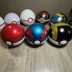 [Lot Of 9] Empty Pokemon TCG Poke Ball Tins Various Sets Ultra Premiere Great + - Image 3