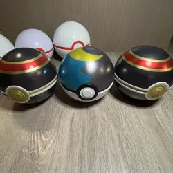 [Lot Of 9] Empty Pokemon TCG Poke Ball Tins Various Sets Ultra Premiere Great + - Image 5