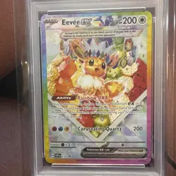 Eevee ex #174 PSA 8 Promo Prismatic Evolutions Super Premium Collection Pokemon - Image 2