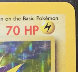 Vintage Pokemon TCG Jungle WoTC Jolteon Holo Rare Card #4/64 70 HP - Image 5