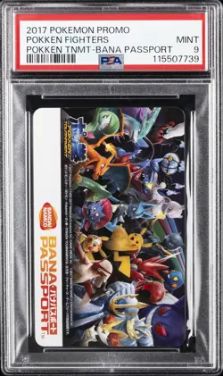 2017 POKEMON PROMO POKKEN TOURNAMENT POKKEN FIGHTERS PSA 9 - Image 1