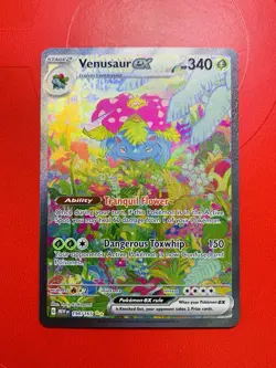Pokemon TCG Venusaur EX Card 198/165 SV Sir Scarlet & Violet 151 - Image 1