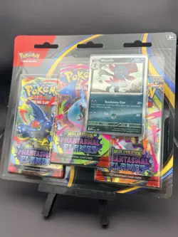Pokemon TCG: Phantasmal Flames Triple Blister Pack (Weavile) - New & Sealed - Image 1