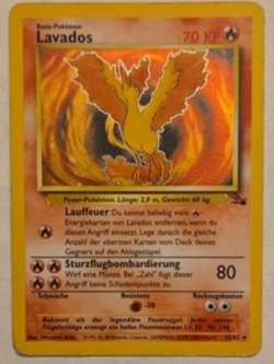 🔥🔥🔥Moltres German Lavados Fossil 12/62 Rare Holo Pokemon Card - Image 1