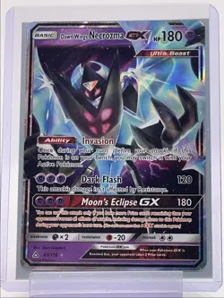 DAWN WINGS NECROZMA GX 2018 POKEMON ULTRA PRISM RARE HOLO 63/156 Q6233 - Image 1