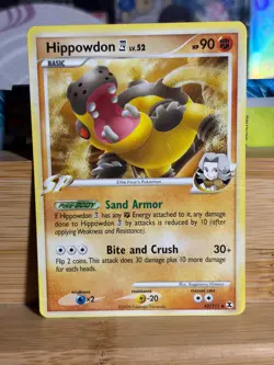 HIPPOWDON E4 42/111 Rising Rivals Vintage Pokemon TCG Moderately Played - Image 1