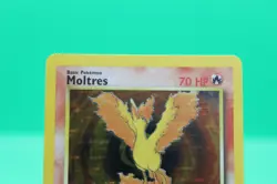 Moltres 12/62 Rare Fossil Holo 1st Edition Pokemon MP to HP - Image 2