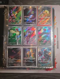Pokemon Card Lot Binder V/VMAX IR Hits Ex 180 Cards NM Full Art - Image 1