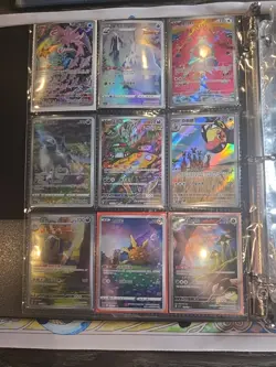 Pokemon Card Lot Binder V/VMAX IR Hits Ex 180 Cards NM Full Art - Image 2