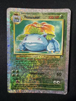 2002 Pokemon Legendary Collection Venusaur Reverse Holo Foil 18/110 - HP Damage - Image 1