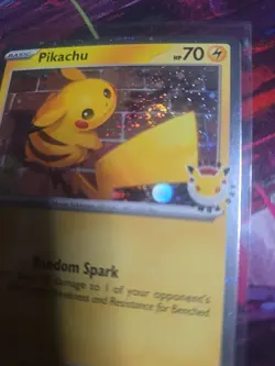 2026 Pokemon Day 30th Anniversary Pikachu 051 Stamped Promo SWIRL!! Cosmos - Image 2