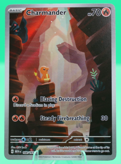 2023 Pokemon Mew En-151 168 Charmander Illustration Rare - Image 1