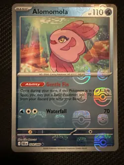 Alomomola - (Master Ball Pattern) 024/086 Sv11w: Black Bolt Holo English Pokemon - Image 1