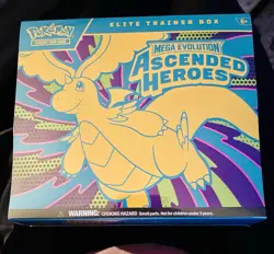 Pokemon Ascended Heroes Mega Evolution Elite Trainer Box (ETB) Same Day Shipping - Image 1
