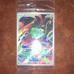 Pokemon TCG Bulbasaur promo Illustration English mega evolutions stamped 133/132 - Image 2