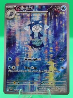 Poliwhirl 176/165 Scarlet & Violet 151 MEW Holo Illustration Rare 2023 NM - Image 1
