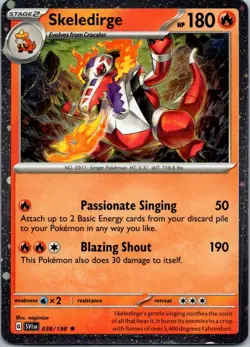 Skeledirge - (Cosmos Holo) Rare Miscellaneous Cards & Products 038/198 NM - Image 1