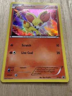 FENNEKIN - XY02 Holo Promo Pokemon Card – XY Black Star Promo - Pokemon TCG - Image 3