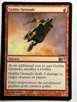 Goblin Grenade Magic 2012 (M12) 140 LP-NM MTG Card - Image 1
