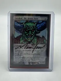 Emrakul, the Aeons Torn -Foil 1/1 Custom juzman Djinn -Signed Artwork On Card !! - Image 1