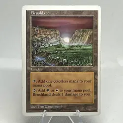 MTG Brushland Fifth Edition - Image 1
