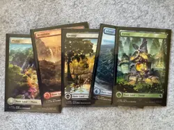 FIC0478-0492 Basic Lands Final Fantasy Chocobo Tracks Foil - Image 1
