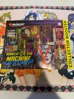 Magic The Gathering March Of The Machine Aftermath Collector Booster Pack, New - Image 1
