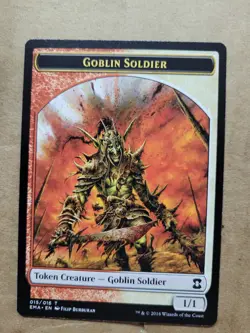 Goblin Soldier Token Eternal Masters #15 Magic MTG NM/LP MUSTBUY 2+ BULKDISCOUNT - Image 1