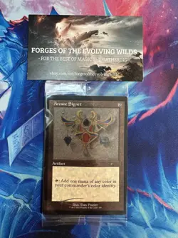 Arcane Signet Foil Etched 589 Dan Frazier Secret Lair - Image 1