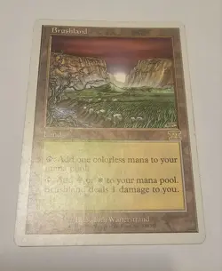 Brushland 6E 6th Edition MTG Magic The Gathering MP - Image 1