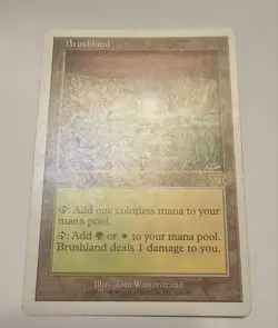 Brushland 6E 6th Edition MTG Magic The Gathering MP - Image 2