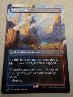Steam Vents - (Borderless) Lorwyn Eclipsed Regular - Mtg - Image 1