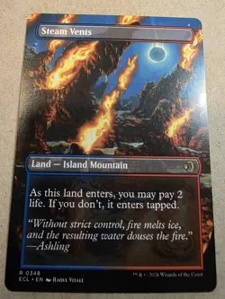 Steam Vents - (Borderless) Lorwyn Eclipsed Regular - Mtg - Image 2