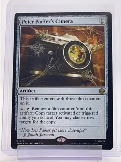 PETER PARKER'S CAMERA 2025 MAGIC MARVEL'S SPIDER-MAN RARE #0171 Q0899 - Image 1