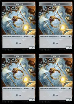 THOPTER TOKEN (#20) x4 mtg NM Murders at Karlov Manor - Image 1