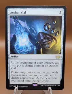 Aether Vial x1 MTG Double Masters 2022 2XM Magic Near Mint NM English - Image 1
