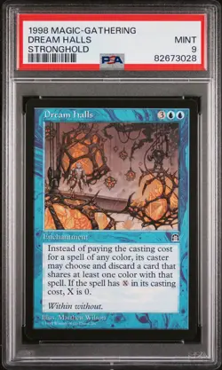 Dream Halls - Stronghold - MINT - PSA 9. POP 14. More MTG in store. - Image 1