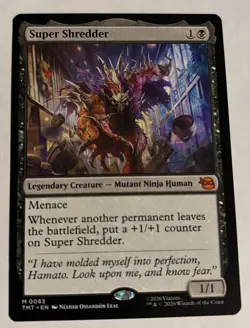 Super Shredder Magic the Gathering: Teenage Mutant Ninja Turtles M0083 Non Foil - Image 1