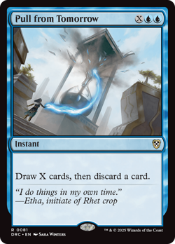 Pull from Tomorrow [Aetherdrift Commander] Magic MTG - Image 1